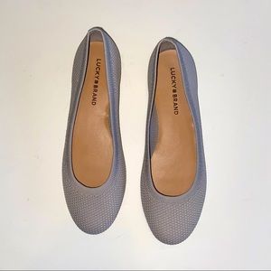 Lucky Brand Grey Flats